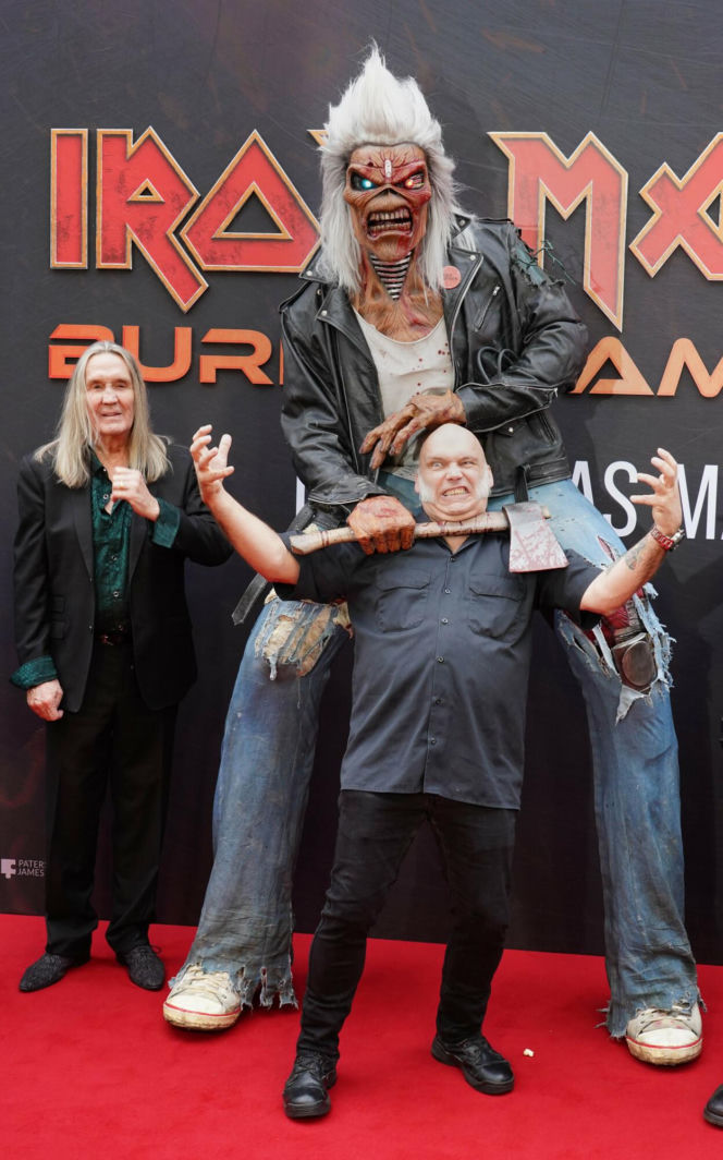 Iron Maiden na światowej premierze dokumentu "Iron Maiden: Burning Ambition"