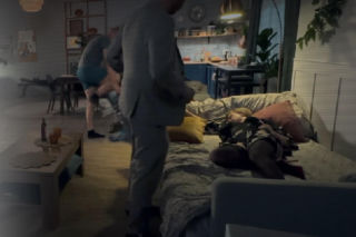 Barwy szczęścia, odcinek 3272. Bazylow (Andrzej Szeremeta), Sonia (Weronika Nockowska)