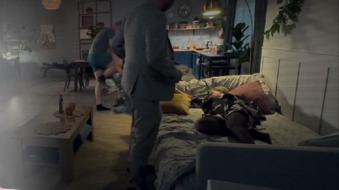 Barwy szczęścia, odcinek 3272. Bazylow (Andrzej Szeremeta), Sonia (Weronika Nockowska)