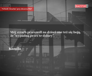 Białystok. Schody strachu przy dworcu PKP. Komentarze Internautów