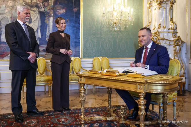 Marta Nawrocka w Czechach