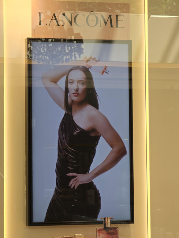 Iga Świątek, kampania reklamowa Lancome