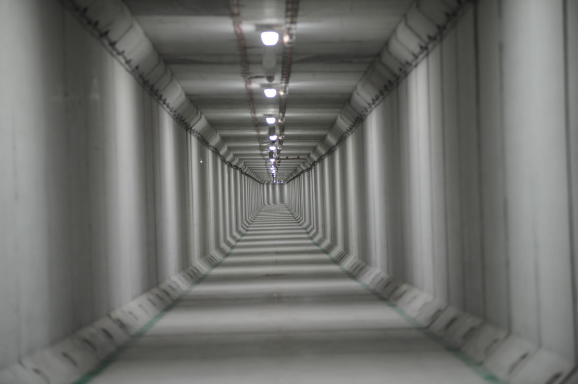 Tunel drogowy w Świnoujściu przed otwarciem