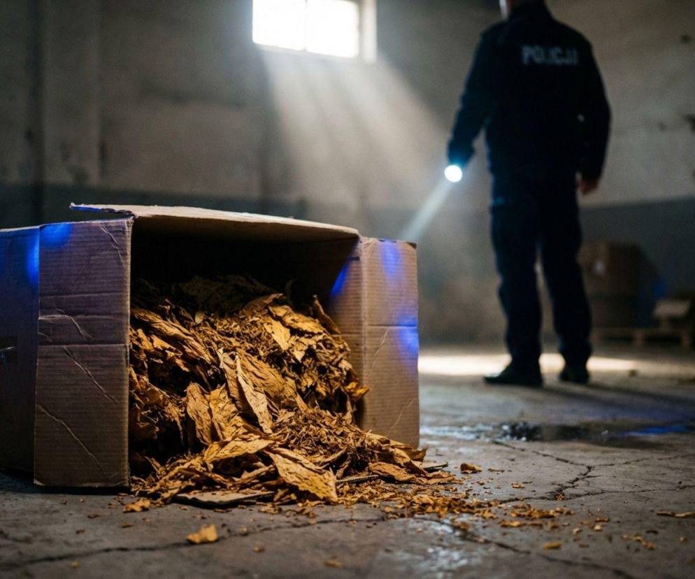 Zabezpieczona nielegalna krajanka tytoniowa