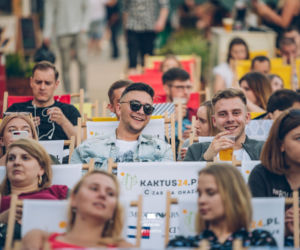 Kino plenerowe w Białymstoku w ramach Streat Food Młynowa