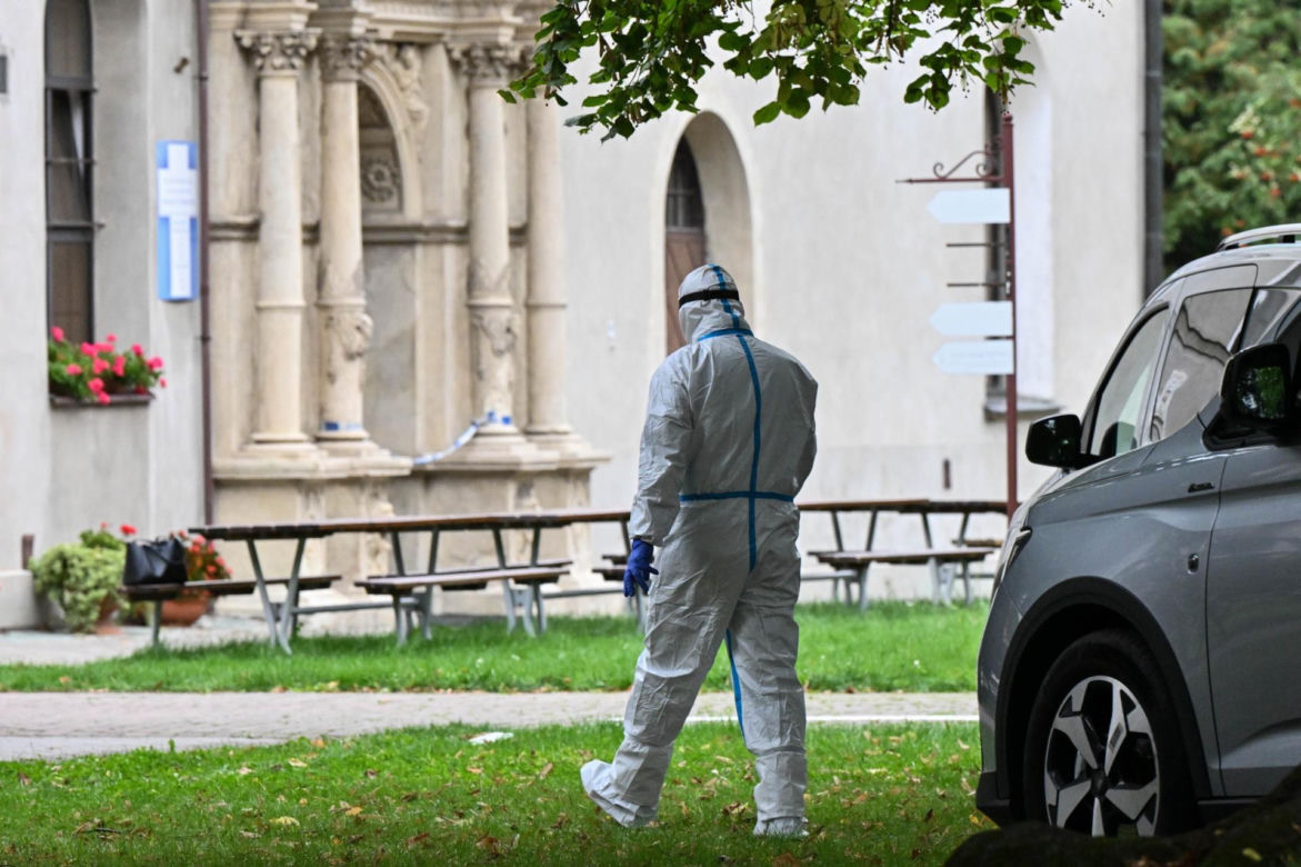 Nagranie po ataku nożownika w Jarosławiu. To on doprowadził do krwawej masakry