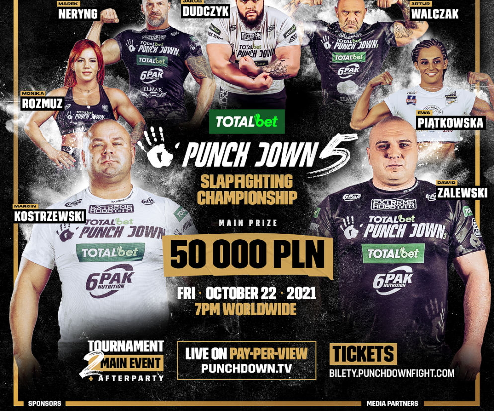 Punchdown 5 - konferencja prasowa 17.10.2021. Gdzie i o której oglądać?