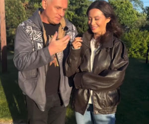 M jak miłość nowy sezon na planie. Joanna (Dominika Sakowicz), Artur Rogowski (Robert Moskwa)