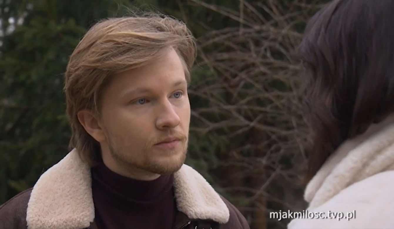 M jak miłość: Łukasz (Jakub Józefowicz), Patrycja (Alżbeta Lenska)