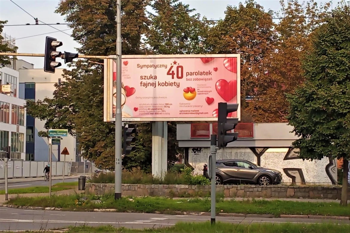 Nietypowe billboardy w Szczecinie