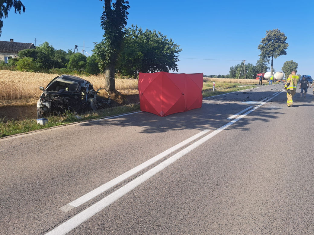 Młody chłopak zmiażdżony przez cysternę. 23-latek nie miał szans na przeżycie