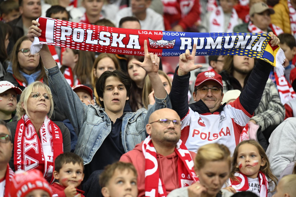 Kibice na meczu Polska - Rumunia. Znajdź się na zdjęciach z Narodowego!