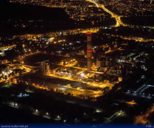 Nocne zdjęcia Lublina z góry!