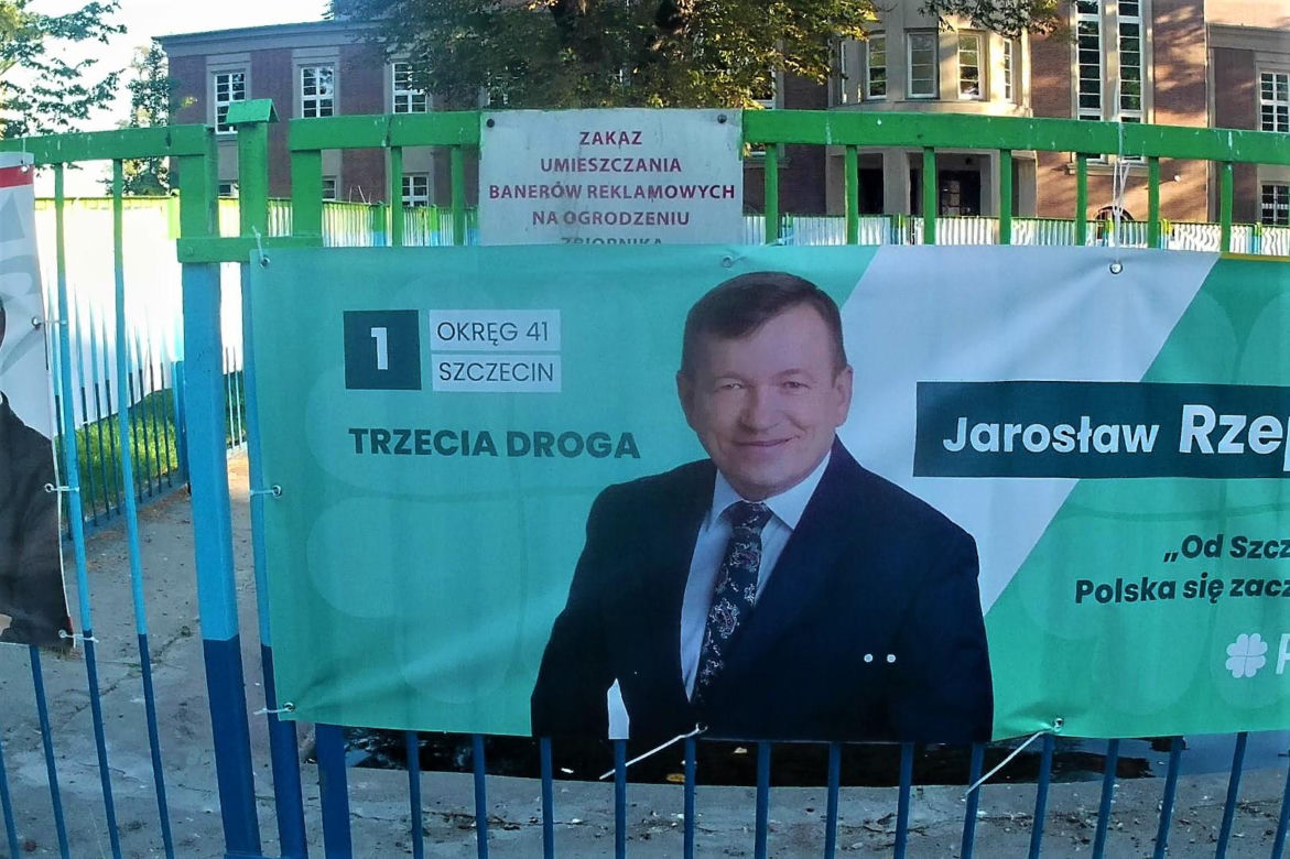 Kampania wyborcza i chaos estetyczny w Szczecinie