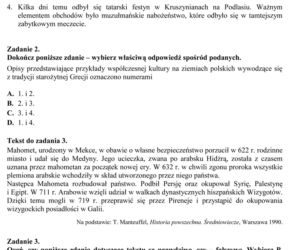 Próbny egzamin gimnazjalny - Historia i WOS