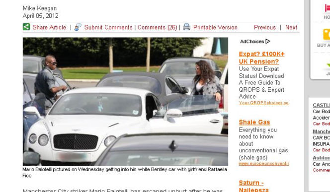 Bentley Balotelliego