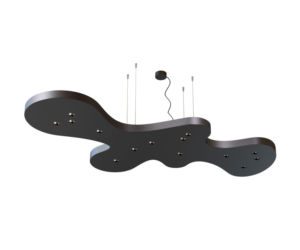Design falujący. Lampa wisząca York, Cleoni