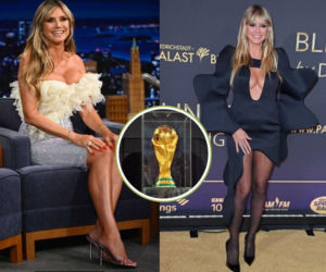 Losowanie grup MŚ: zjawiskowa modelka gwiazdą ceremonii. Te zdjęcia zawsze przyprawiają o gęsią skórkę