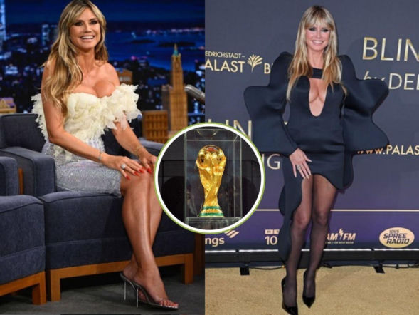 Losowanie grup MŚ: zjawiskowa Heidi Klum gwiazdą ceremonii. Te zdjęcia zawsze przyprawiają o gęsią skórkę