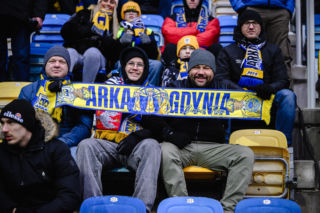 Arka Gdynia - Legia Warszawa: Zdjęcia kibiców z meczu 20. kolejki PKO BP Ekstraklasy