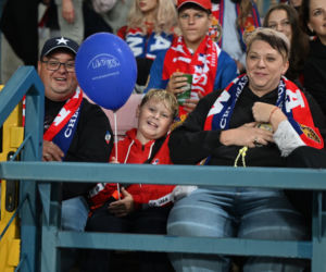 Tak kibice Wisły Kraków bawili się na trybunach. Znajdź się na zdjęciach