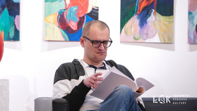 Za nami spotkanie z poezją Sebastiana Barana w Łukowie