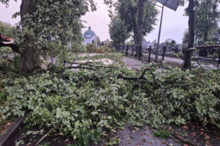 Potężna wichura w Wielkopolsce! Zerwane dachy, powalone drzewa i ogromne zniszczenia