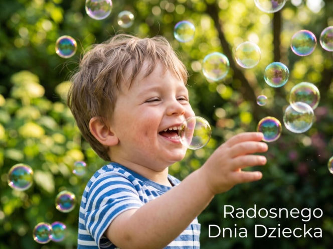 Kartka z życzeniami na Dzień Dziecka