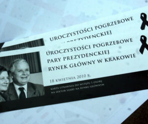 Handel wejściówkami na pogrzeb
