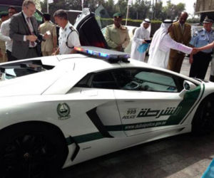 Lamborghini Aventador police Dubai