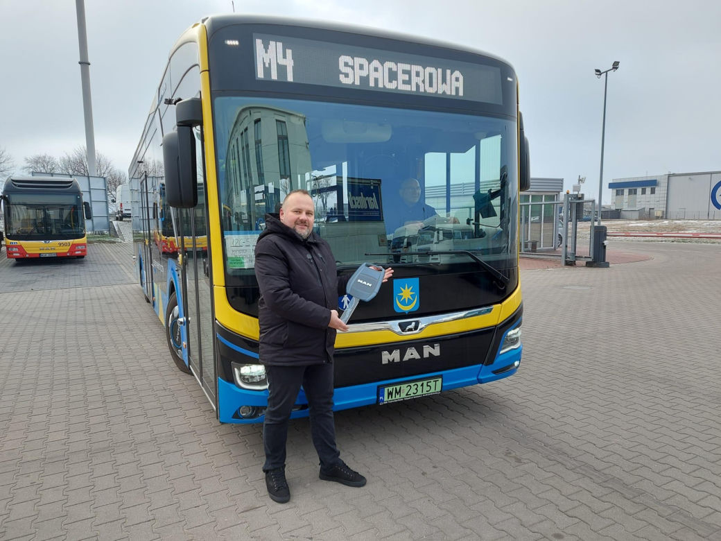 Miejska komunikacja w Mińsku Mazowieckim z elektrycznymi autobusami
