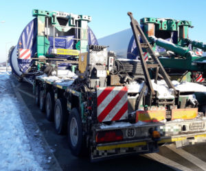 Transport elementów wiatraków był niezgodny z prawem