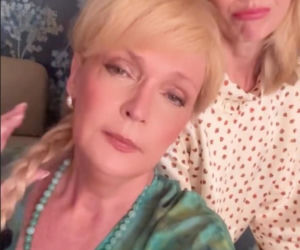 Barwy szczęścia nowy sezon na planie. Małgorzata (Adrianna Biedrzyńska), Malwina (Joanna Gleń)