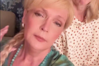 Barwy szczęścia nowy sezon na planie. Małgorzata (Adrianna Biedrzyńska), Malwina (Joanna Gleń)