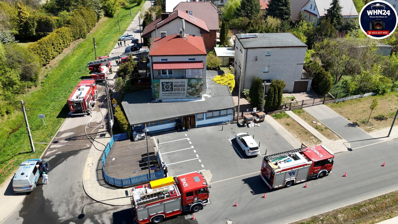 Pożar w bałkańskiej restauracji
