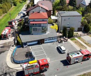 Pożar w bałkańskiej restauracji
