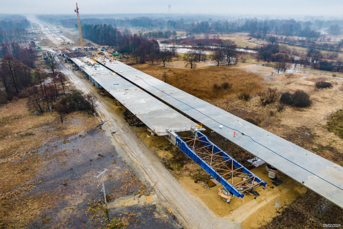 Budowa S1 Oświęcim - Dankowice LUTY 2024