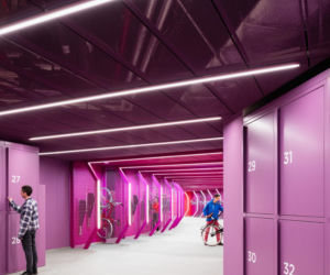 Parking rowerowy pod Placem Poczdamskim w Berlinie