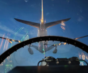 Polski F-16 i francuski Airbus A330 MRTT. Jak wyglądało tankowanie w powietrzu po defiladzie?