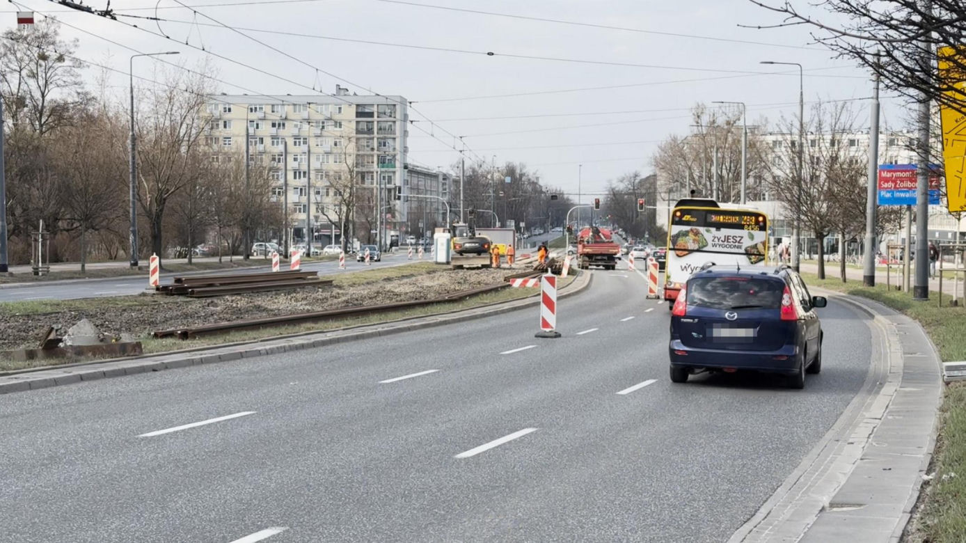 Ruszył rRuszył remont torowiska przy Arkadii w Warszawie