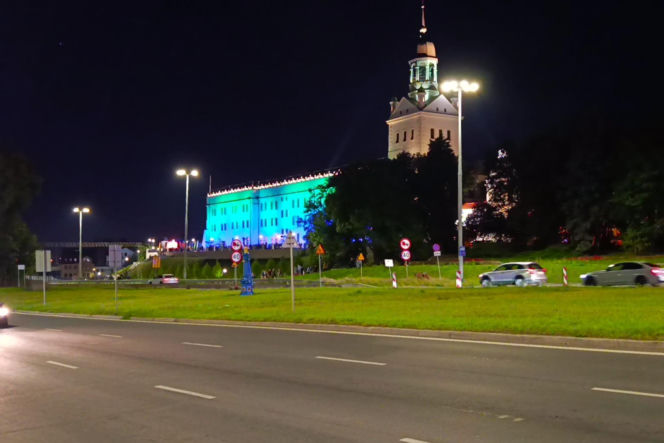 Nowa iluminacja Zamku Książąt Pomorskich w Szczecinie