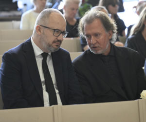 Politycy i dziennikarze na pogrzebie Andrzeja Morozowskiego