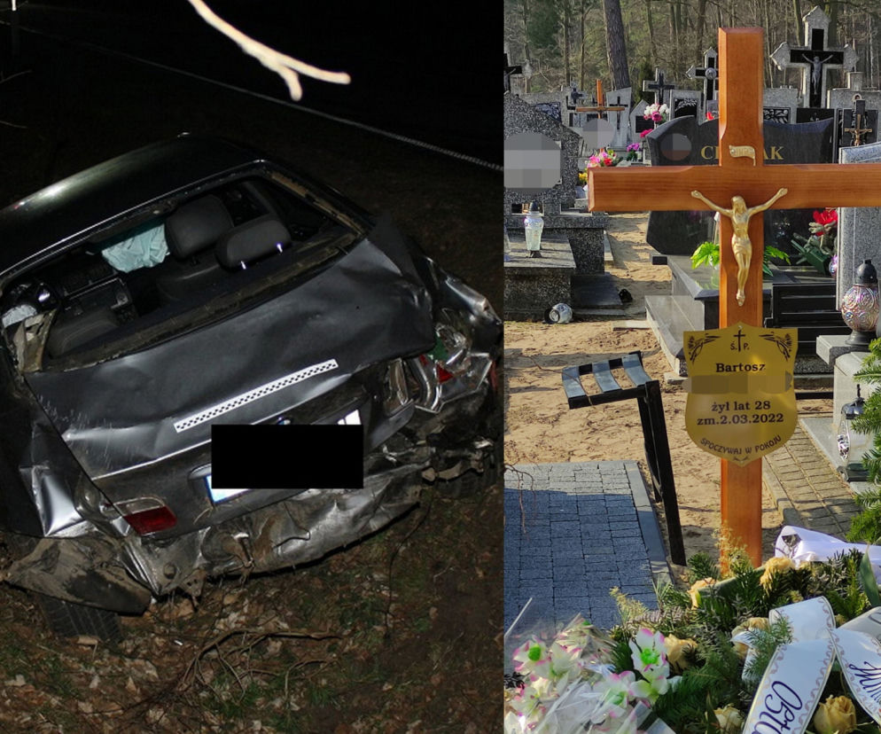 Bartosz zginął w swoim BMW na prostym odcinku drogi