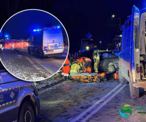 Pijany 22-latek huknął w toyotę. Jedna osoba nie żyje, kilka rannych! Dramat pod Tarnowem w Nowy Rok