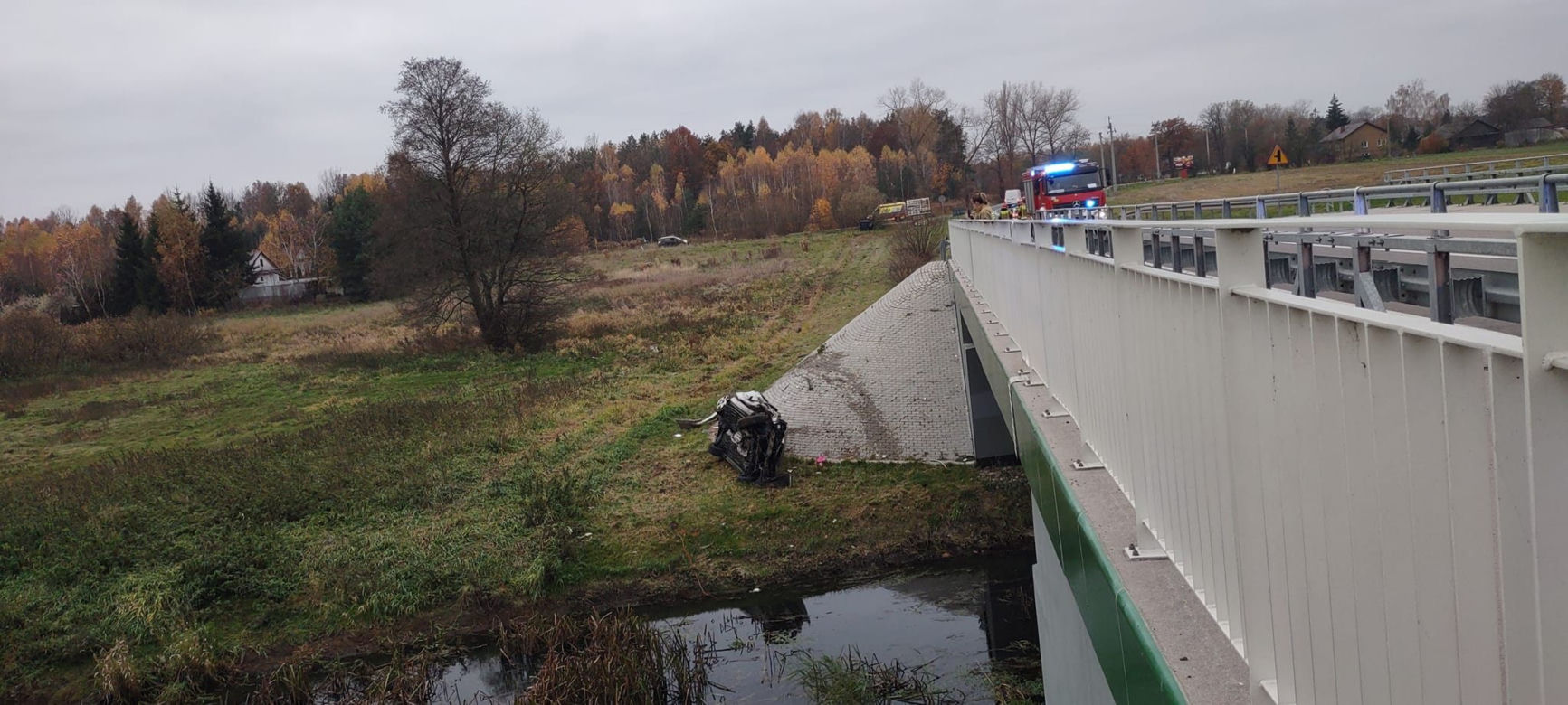 Wypadł z drogi, zabił przyjaciółkę. Jej ciało wyleciało w powietrze