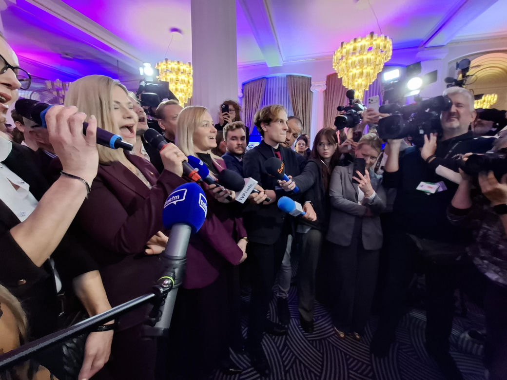 Sztab Moniki Piątkowskiej po wyborach prezydenckich w Krakowie