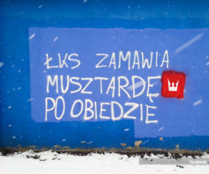 Derby Łodzi na murach