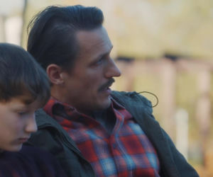 M jak miłość odc. 1921. Franek (Jarosław Śmigielski), jego ojczym (Marcin Sitek)