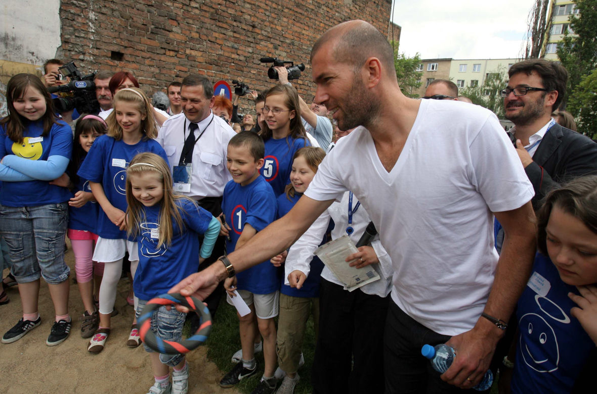 Zinedine Zidane na Pradze-Północ
