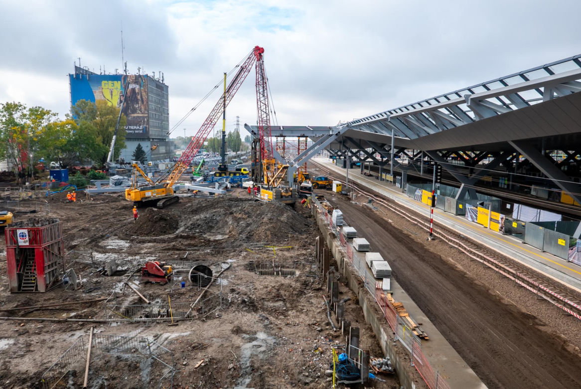 Remont Warszawy Zachodniej, październik 2023